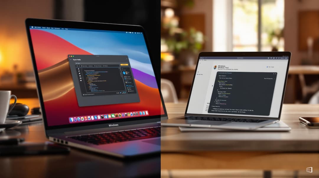 Illustration - Mac vs Windows: Screenshot Tools Comparison Guide