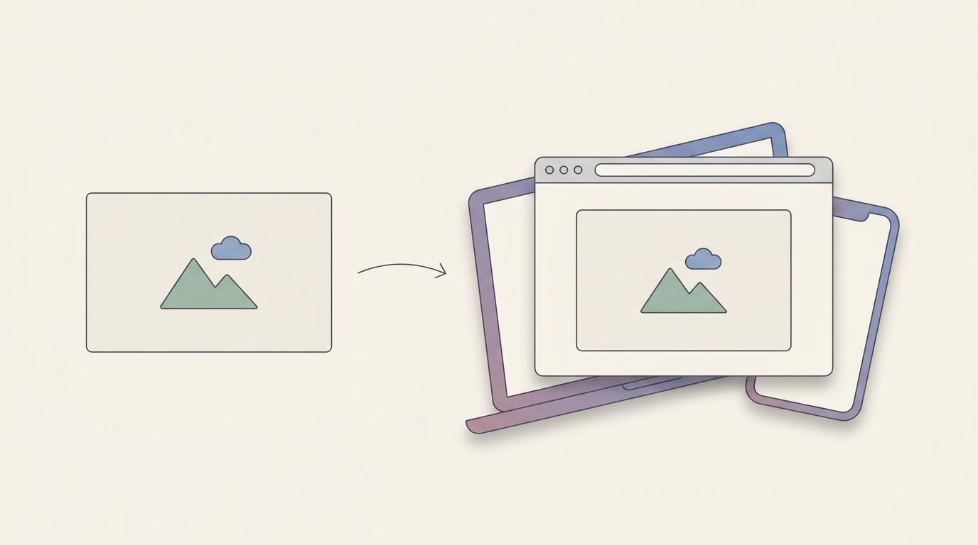 How to Add Device Mockups to Your Screenshots (Browser, Phone, and Laptop Frames)